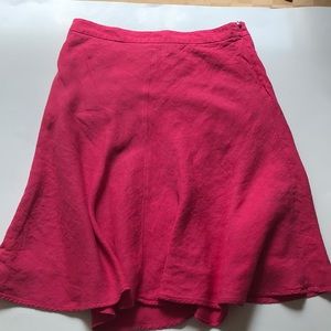Banana Republic pink flowy skirt